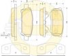 GIRLING 6141439 Brake Pad Set, disc brake